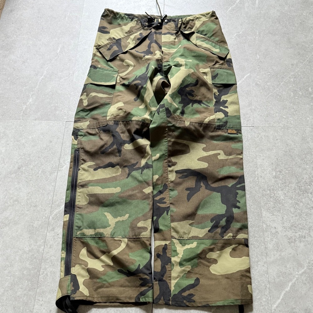 Vintage USMC Gore-Tex Camo ECWCS Trousers Small Regular